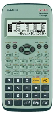Image de Calculatrice Casio fx-92+ pour collégiens (Annonce Amazon)