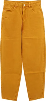 Produktbild von 33024 EDC by Esprit, High Rise Mom Fit, Damen Jeans, Denim ohne Stretch, honiggelb, W 30 L 30