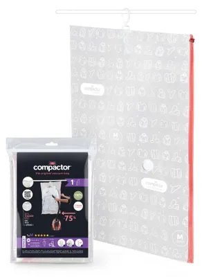 Imagen del producto de COMPACTOR - Bolsa para vacío al vacío, modelo Espace+, tamaño 70x105, transparente
