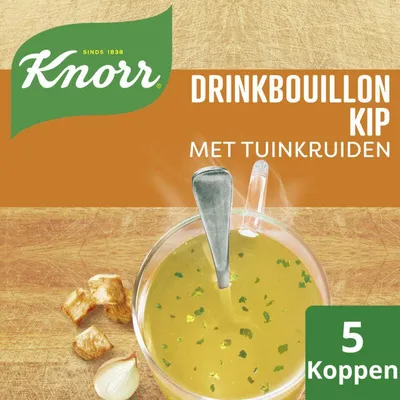 Immagine prodotto di Knorr Soep Drinkbouillon Chicken 35g – brodo di pollo aromatico per zuppe e salse
