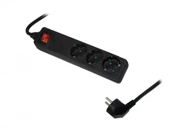 Produktbild von Goobay 51287 Steckdosenleiste mit Schalter 1.5 m, Schwarz