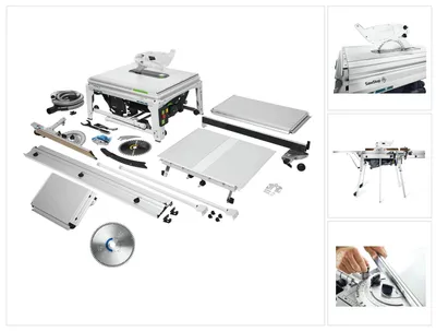 Produktbild von Festool TKS 80 EBS Set Tischkreissäge 2200 Watt 254 mm ( 575828 ) + Spezial Kreissägeblatt TF80 A ( 575978 )