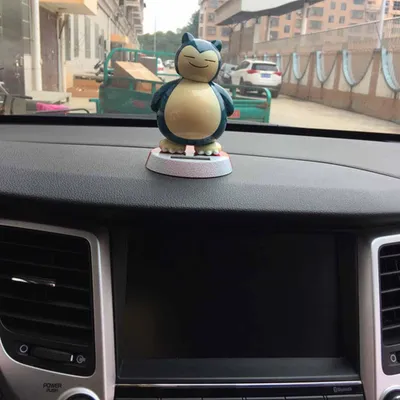 Produktbild von Solar Powered Doll Ornament Snorlax Schöne Auto Innendekorationen