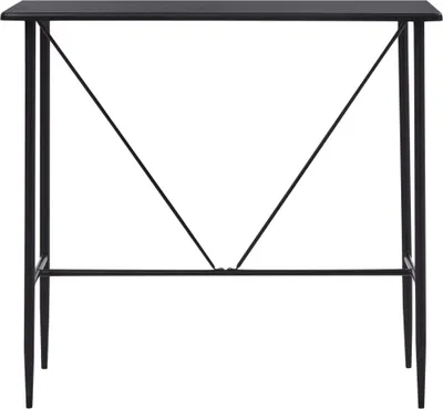 Produktbild von vidaXL Bartisch, Schwarz, 120 x 60 x 110 cm, MDF, pflegeleicht, einfache Montage
