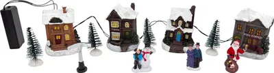 Produktbild von Bambelaa! Weihnachtsstadt 11tlg. Winterdorf Weihnachtsszene Beleuchtet
