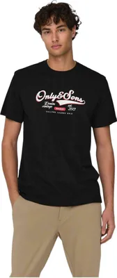 Produktbild von T-Shirt Only & Sons 22028593-BLACK für Herren