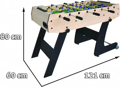 Image de Table de baby-foot pliable 121x61x81 - Table de jeu pour enfants