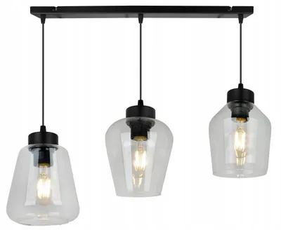 Image de Suspension moderne et élégante avec abat-jour en verre