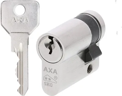 Produktbild von AXA Einzylinderschloss - 10/30 mm - Sicherheit - Vernickelter Sicherheitszylinder - inkl. 3 Schlüssel
