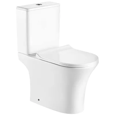 Zdjęcie produktu dla WC kompakt bezkołnierzowy Makalu deska wolnoopadająca w komplecie KERRA