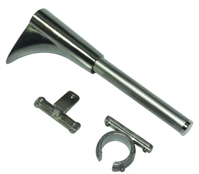 Image de Gardinia Support universel 1 et 2 voies pour Ø 16 mm aspect inox 15 cm