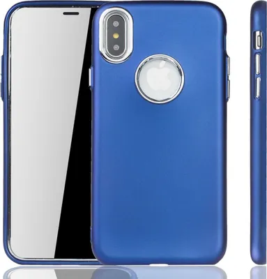 Produktbild von Apple iPhone X / XS Hülle - Handyhülle für Apple iPhone X / XS - Handy Case in Dunkelblau