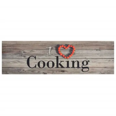Immagine prodotto di Tappeto da Cucina Lavabile Grigio Cucinare 45x150 cm Velluto