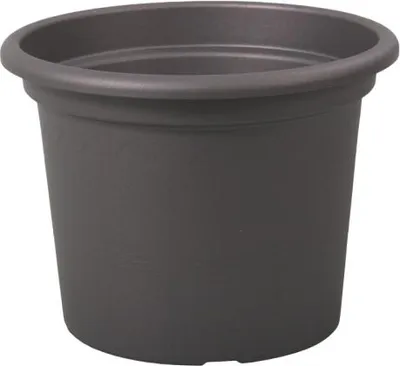 Obrázek produktu pro Květináč GEO plastový antracitový d30x23cm