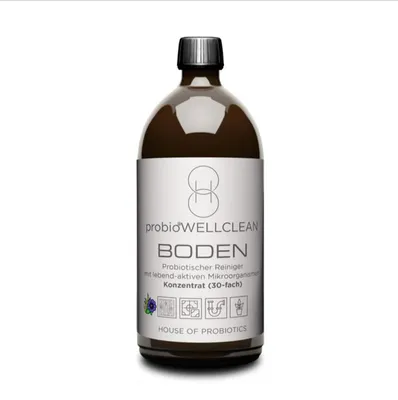 Produktbild von probioWELLCLEAN - probiotischer BODEN Reiniger (30-fach-Konzentrat, 1 Liter)