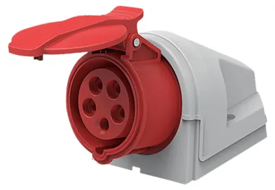 Produktbild von Solight Wandsteckdose, 5-polig, 400 V/16 A, IP44 P153