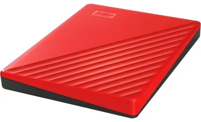 Obrázok produktu pre Western Digital My Passport, 2 TB, 2.5", 3.2 Gen 1 (3.1 Gen 1), Červená