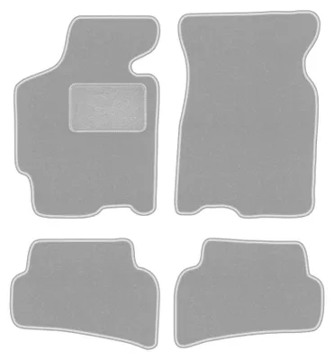 Obrázok produktu pre Velúrové autokoberce pre: Mazda Xedos 6 1992-1999 (sedan) – sada 4 ks, sivé, na mieru – Wielganizator OSLO