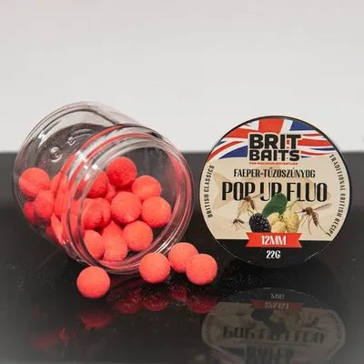 Produktbild von BritBaits Pop Up fluo Faeper-Tűzőszúnyog 12 mm