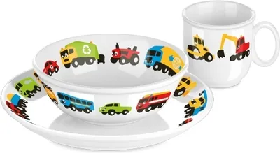 Obrázek produktu pro Tescoma Jídelní souprava BAMBINI, autíčka, 3 ks