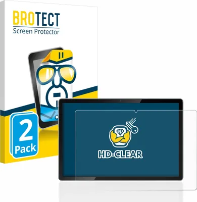 Produktbild von 2x Für Blackview Tab 12 Pro Schutzfolie BROTECT Displayschutz Display Schutz Folie Klar Transparent