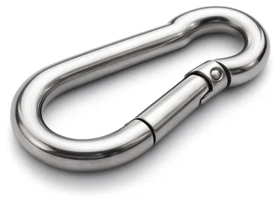 Productafbeelding van Karabinerhaak roestvrij staal 3 x 30 mm voor outdoor en hobby