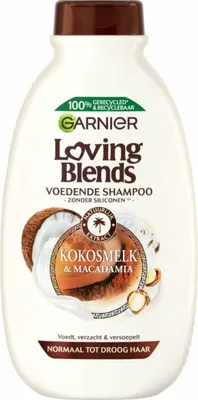 Zdjęcie produktu dla Garnier Loving Blends Szampon Mleczko Kokosowe i Makadamia 300 ml - 1 szt