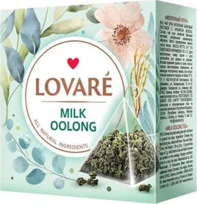 Immagine prodotto di LOVARÉ Latte Oolong 30g (15 piramidi, oolong čaj)