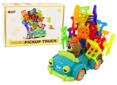 Produktbild von Leantoys Herunterfallende Stühle Bewegtes Ziel Spiel Auto