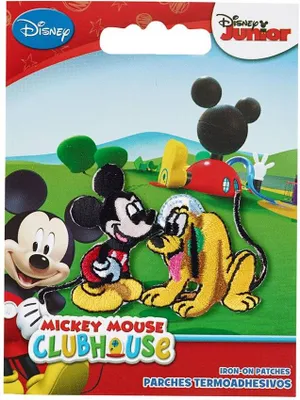 Obrázok produktu pre Nášivka Mickey, Minnie, Pluto, nažehľovacia, rôzne