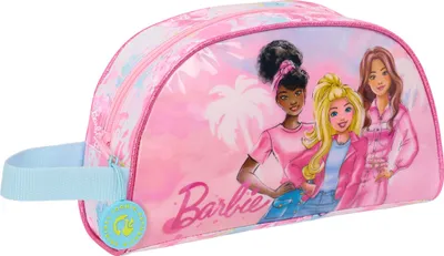 Produktbild von Reise-Toilettentasche Barbie Painterly Rosa Himmelsblau 26 x 16 x 9 cm