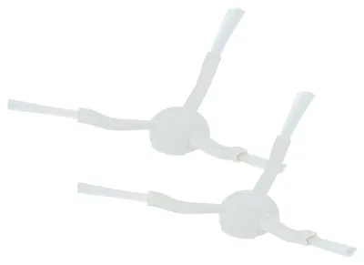 Produktbild von vhbw 2x Seitenbürste kompatibel mit Dreame D9, F9 Saugroboter - Reinigungsbürsten Set, weiß