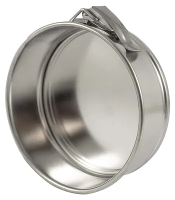 Mini-Kuchenform Ø12 cm, Stahlblech, silber, 1 Stück