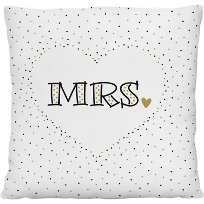 Produktbild von Sheepworld Plüschkissen Mr. & Mrs. für Hochzeit & Jahrestag, 20x25x12 cm