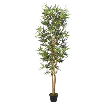 Produktbild von Bambusbaum Künstlich 1104 Blätter 180 cm Grün