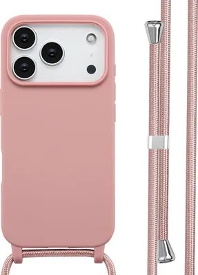 Obrázek produktu pro imoshion silikonové pouzdro s páskem iPhone 17 Pro – pískově růžové