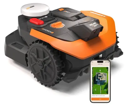 Image de Robot tondeuse connecté sans fil WORX VISION CLOUD 2WD - Jusqu'à 500m² - WR305E