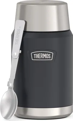 Zdjęcie produktu dla Thermos ICON FOOD JAR, 0,71 l, Grafitowy, Stal nierdzewna, 14 h, 24 h, 99 mm