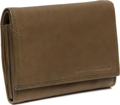 Produktbild von The Chesterfield Brand C08.0505 Avola Wallet Querformat Leder 02 olivegrün