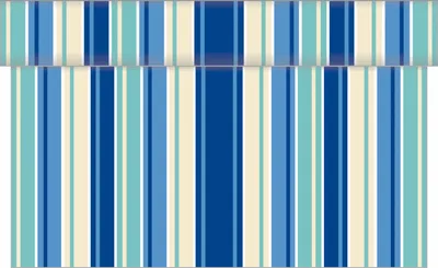 Produktbild von Sovie HOME Tischläufer Stefano in Blau aus Linclass® Airlaid 40 cm x 4,80 m, 1 Stück - Streifen