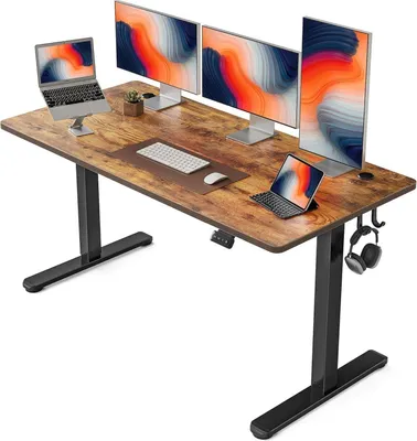 Image de FEZIBO Bureau électrique Réglable en hauteurà mémoire Technologie anti-collision