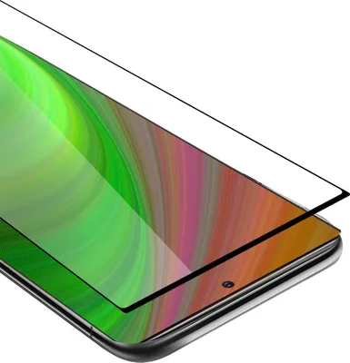Produktbild von Cadorabo Panzerfolie für Samsung Galaxy Note 20 Ultra Schutzfolie in Schwarz Vollbild Folie Tempered Display Schutzglas