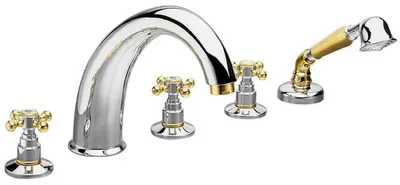 Produktbild von ANTEA 5-Loch - Wannenarmatur, Chrom/gold