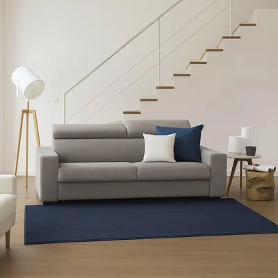 Immagine prodotto di Talamo Italia Divano Fisso 3 Posti Vigolana 95x220 cm Grigio Tortora, Sfoderabile  Oekotext  Italy