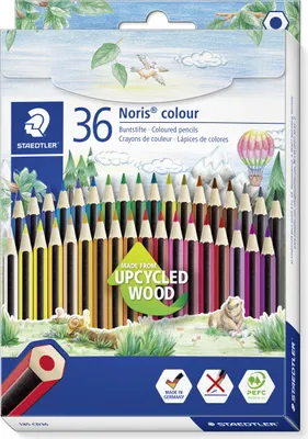 Image de 5 crayons de couleur Noris 185 CD36 Noris colour    100 % PEFC