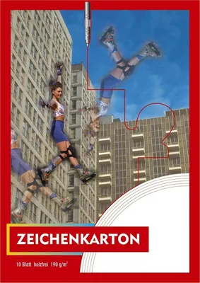 Produktbild von Zeichenkarton - Block mit 10 Blatt 190g/qm A3.