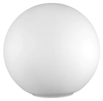 Productafbeelding van Kogelvormige lampenkap, wit, mat, diameter 200 mm.  Vervangingsglas, bolvormig, met een opening van 80 mm