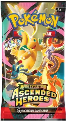 Obrázek produktu pro Pokémon Mega Evolution - Ascended Heroes Booster.