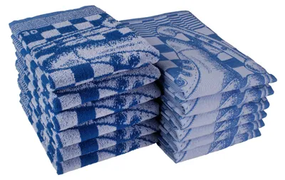 Imagen del producto de Juego de 12 paños de cocina de algodón y servilletas