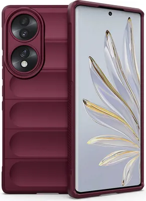 Produktbild von Honor 70 Hülle, Weich TPU Silikon Stossfest Anti-rutsch Schutzhülle für Honor 70 bordeaux